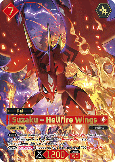 Suzaku – Hellfire Wings card art