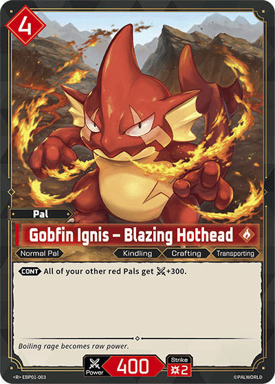 Gobfin Ignis – Blazing Hothead card art