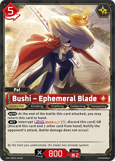 Bushi – Ephemeral Blade card art