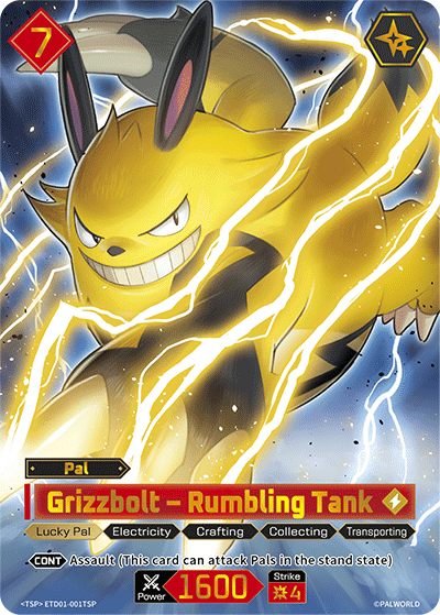 Grizzbolt – Rumbling Tank card art