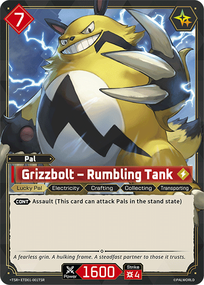Grizzbolt – Rumbling Tank card art