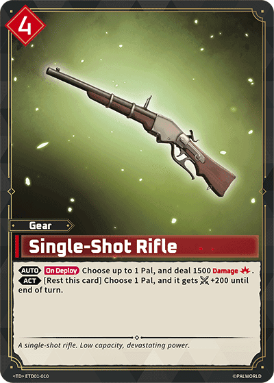 Single-Shot Rifle card art