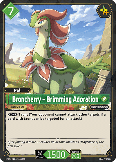 Broncherry – Brimming Adoration card art
