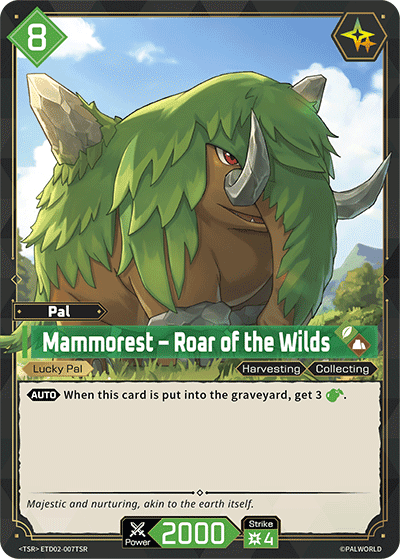Mammorest – Roar of the Wilds card art