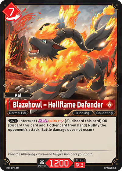 Blazehowl – Hellflame Defender card art